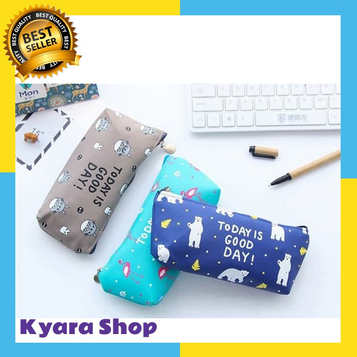 

TEMPAT PENSIL / PENCIL CASE / PENCIL POUCH MOTIF PENGUIN