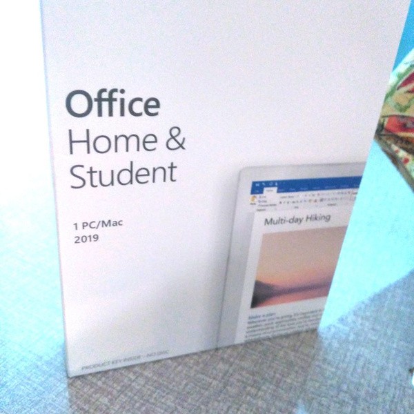 Microsoft Office home and student 2019 original, For 1 User PC/Mac, Lifetime License