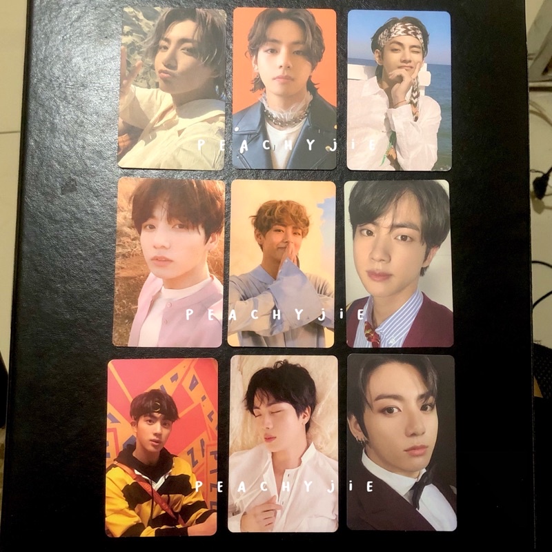 bts bangtan photocard pc official butter peaches cream pantai tear y o u r her l o v e pizza mots.7 
