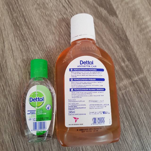 PAKET DETTOL CAIR MIX soap, hand sanitizer