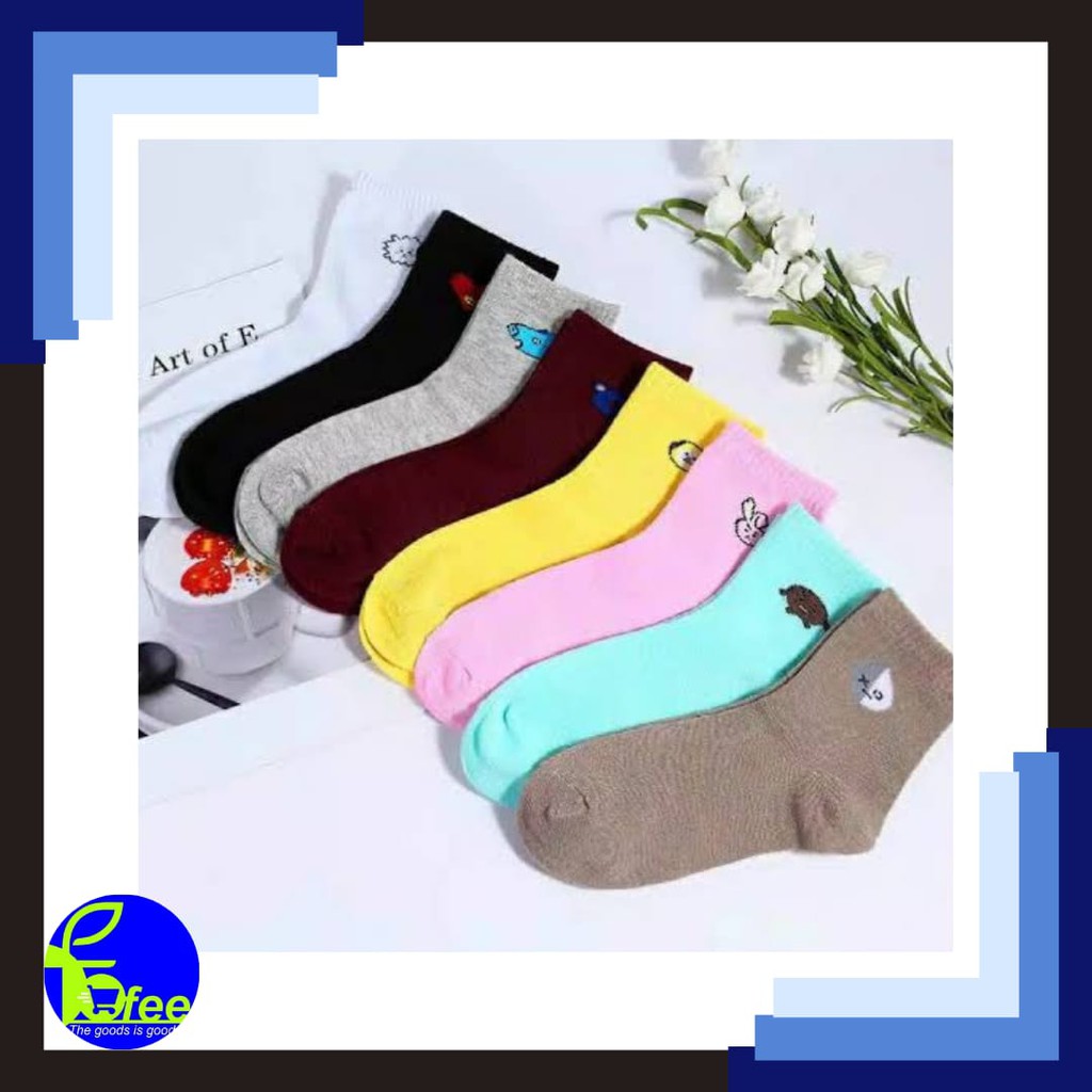 [IMPORT] -Kaos Kaki Panjang Kpop Bt21