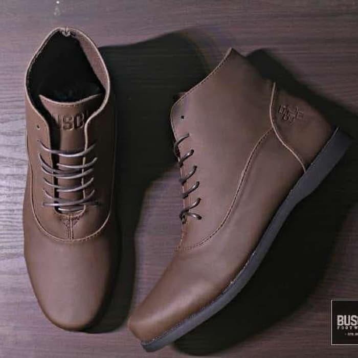 SEPATU PRIA SEPATU CASUAL SNEAKERS PRIA BUSCH BRODO RAZOR - HITAM, 39