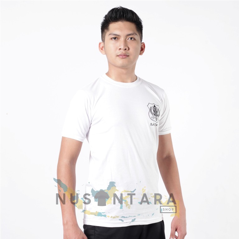 Kaos Satpam Putih Kaos Security  Putih Terbaru Kaos Satpam Terbaru Kaos Kerah Standar Satpam Baru