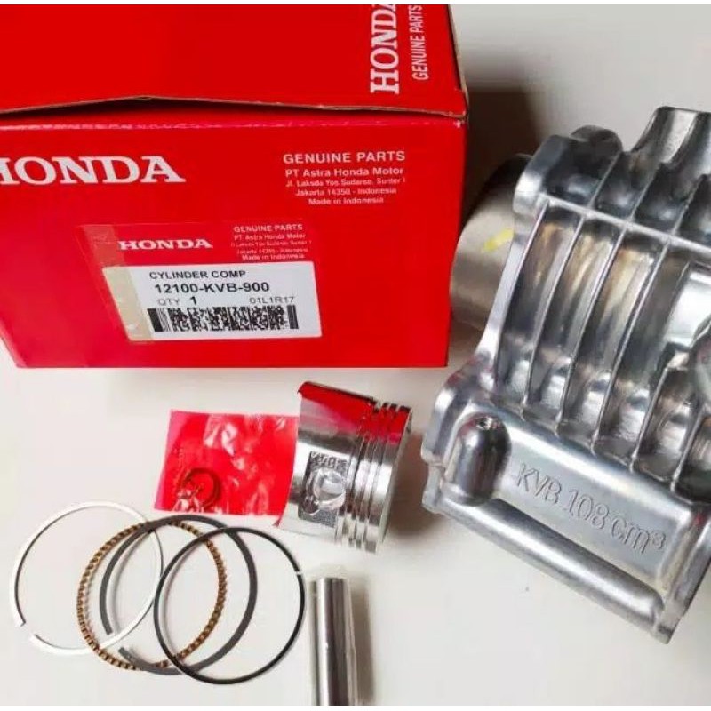 CYLINDER BLOK SEHER KOMPLIT HONDA VARIO 110 KARBU/VARIO 110 TECHNO KARBU/