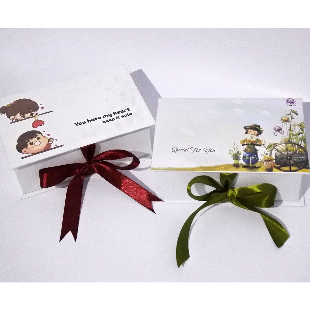 

Gift Box / Kotak Kado - Custom Tulisan - Ukuran 17x11x5,5