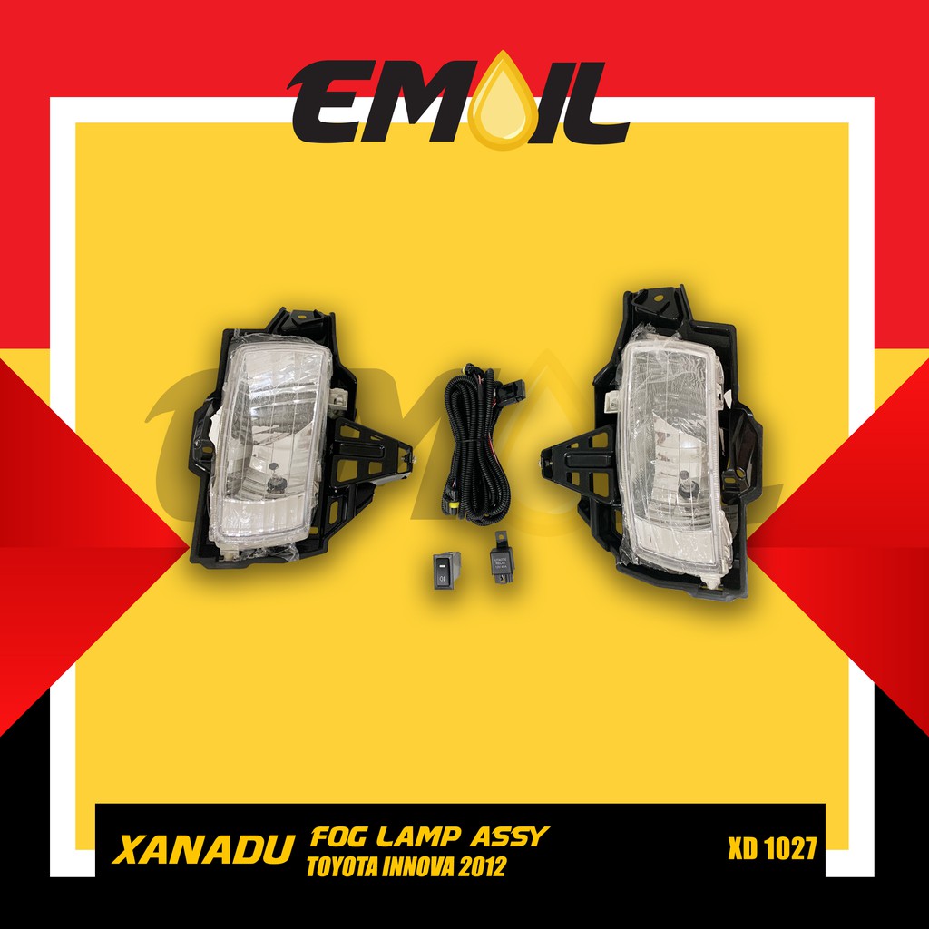 Fog lamp Assy Toyota Innova 2012 XD1027 XANADU