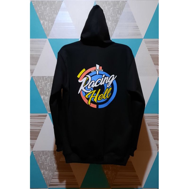 Jaket Hoodie Racinghell ll Sweater Hoodie Racinghell Pria dan Wanita