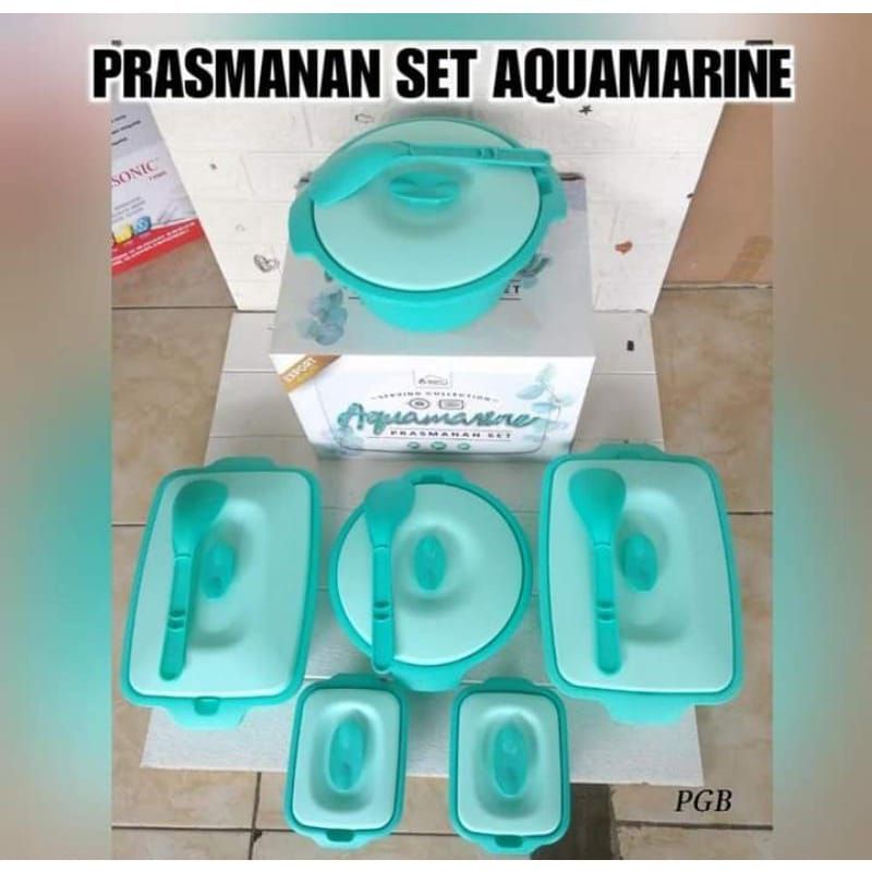 Prasmanan Aquamarine Set KWBO + 4 sendok