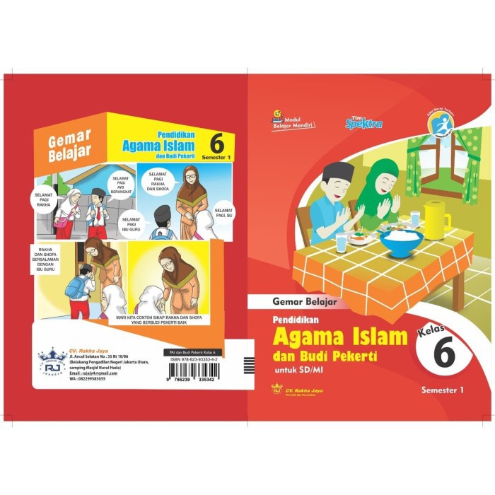 LKS K13 P.AGAMA ISLAM DAN BUDI PEKERTI KLS 6 SMT I