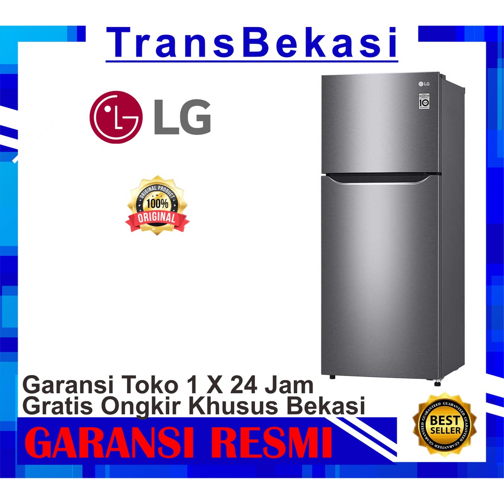 KULKAS LG 195 SQMT 2 PINTU GARANSI RESMI khusus bekasi free ongkir