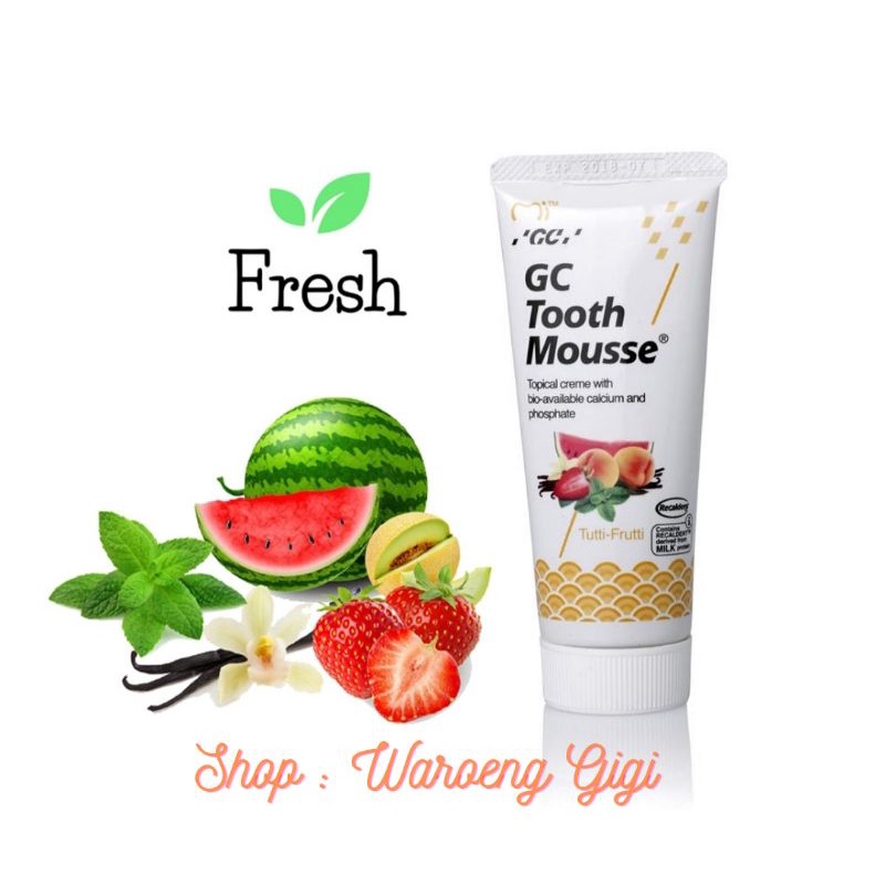 GC Tooth Mousse Toothmousse TUTTI FRUTTI