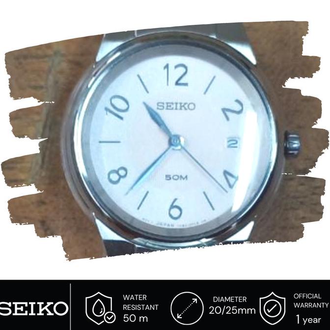 Jam Tangan Wanita Seiko Stainless Light Baby Pink SXD673 Original barang ada