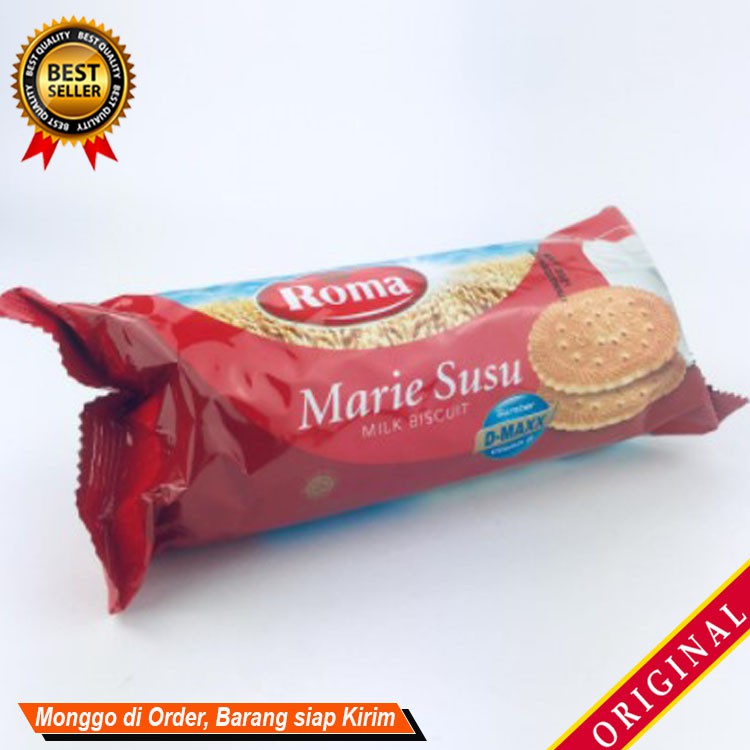 

Kue Biskuit Marie susu Jajanan camilan ROMA Marie Susu Biscuits 115gr