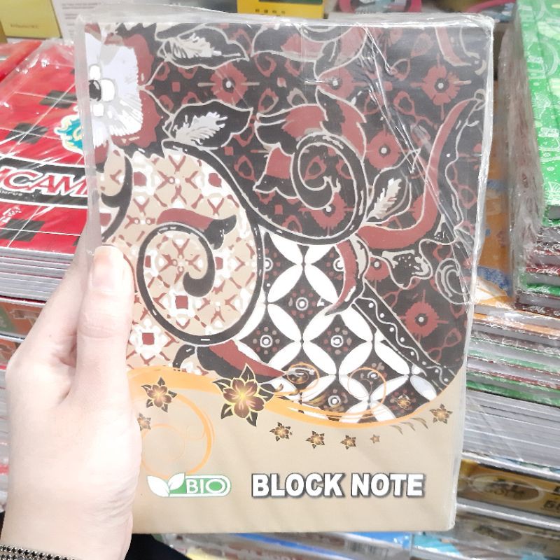 

BLOCK NOTE BATIK(1 bungkus = 12pcs)
