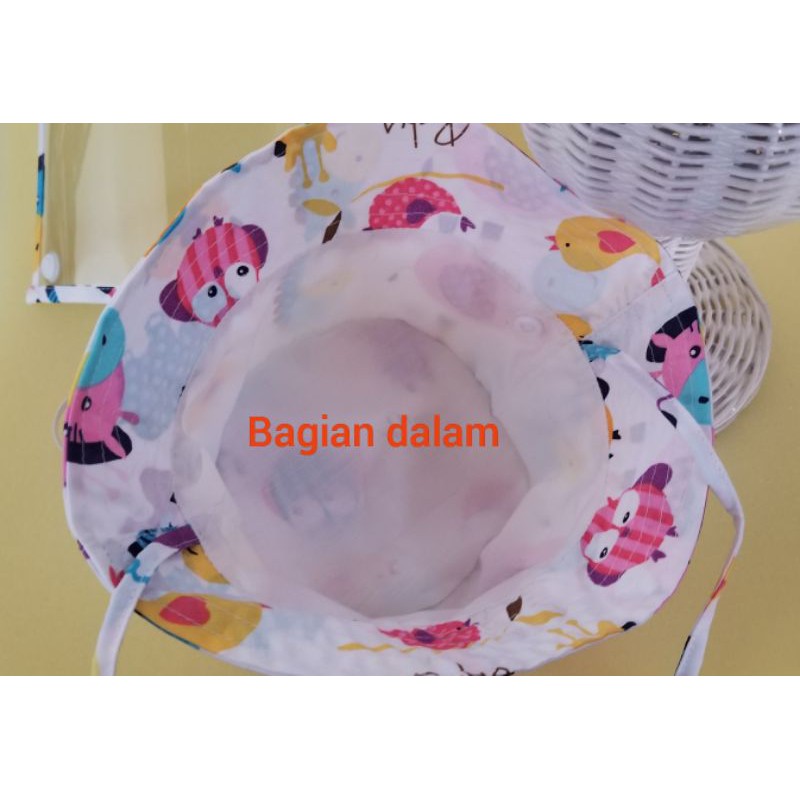 Topi Face shield bayi / Set Topi bucket faceshield