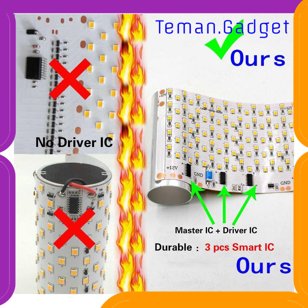 TG-DG088 BOHLAM LED FLAME EFFECT FLICKERING E27 7W