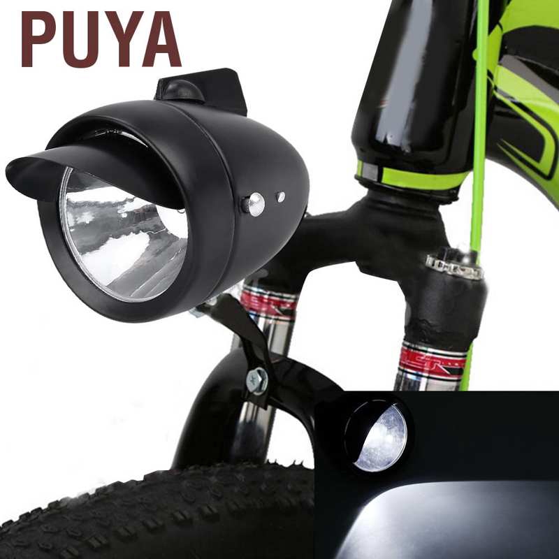 Puya Lampu  Depan Led Gaya Retro Vintage Dengan Visor Untuk 