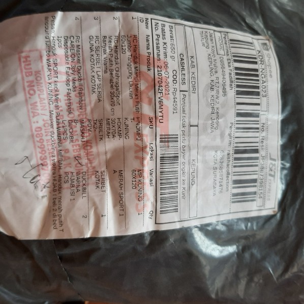 Rc Handuk Olahraga/sport Merah Putih  Berlabel 30x70 Cm Banyak Warna