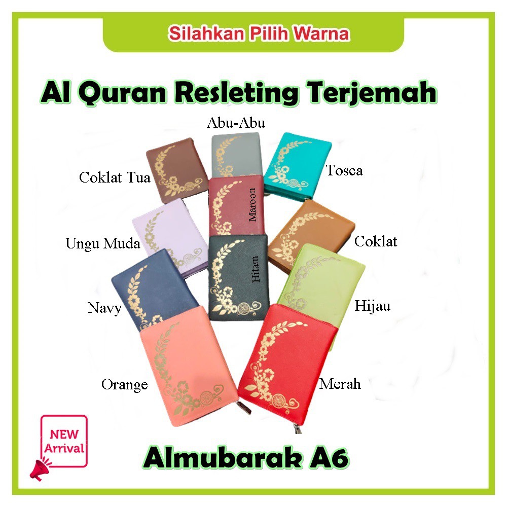 Mushaf Al Quran Saku / Mini A6 ( 16x11) Pocket Pakai Terjemahan