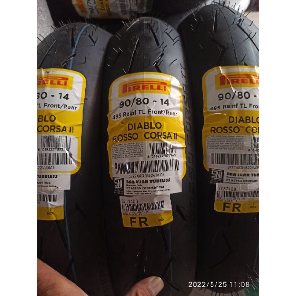Pirelli diablo rosso corsa2 90/80-14