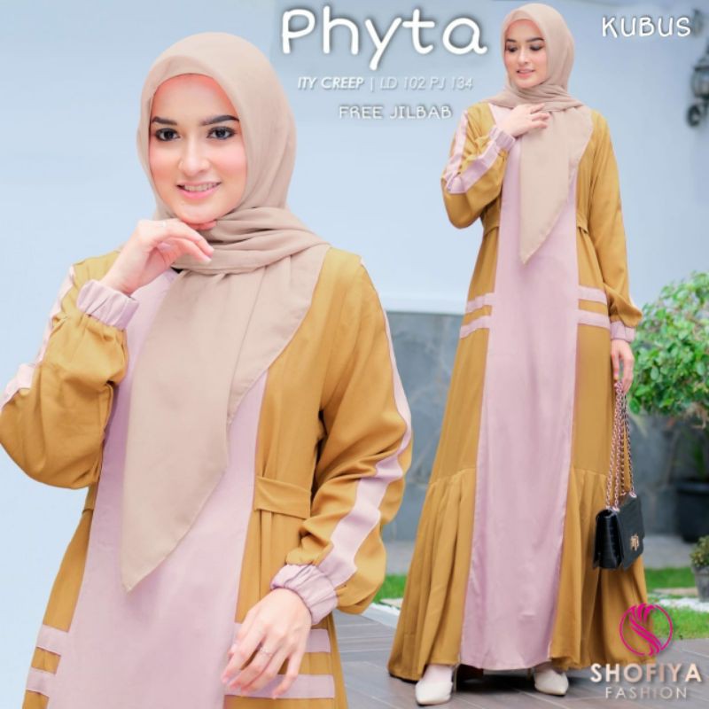 Phyta Dress By:Sofiya/Gamis/Dress/Gamis Murah/Dress Muslim