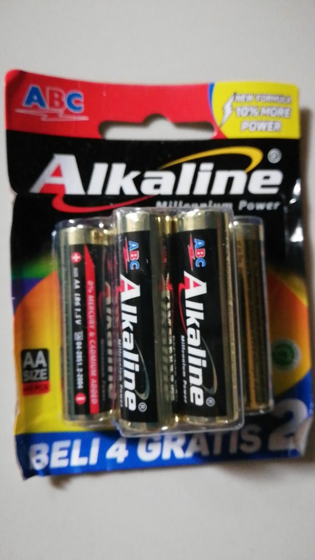 Baterai ABC Alkaline AA/AAA Isi 6 Pcs 1.5V | Shopee Indonesia