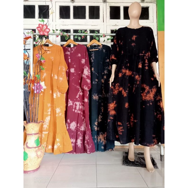 GAMIS RAYON TWILL SANTUNG MOTIF
