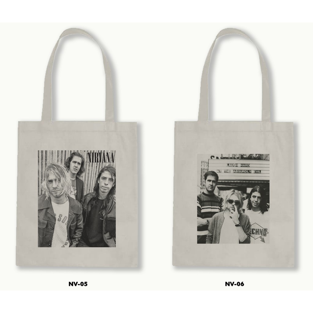 TOTE BAG BLACU - NIRVANA