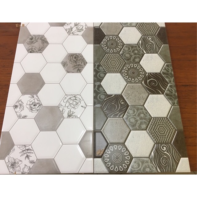  Keramik  motif hexagonal  KIA  30x60 Shopee Indonesia