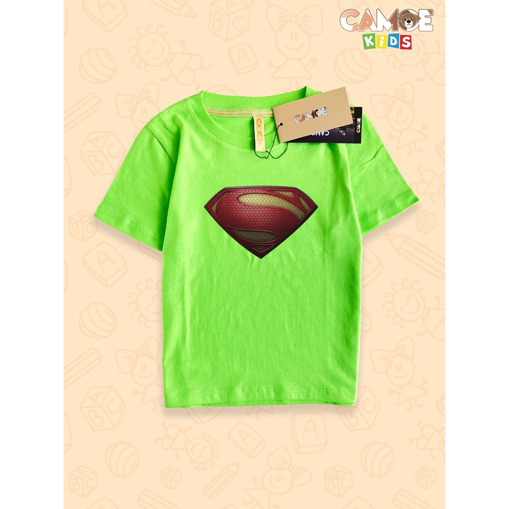 baju kaos anak kids superman 3D