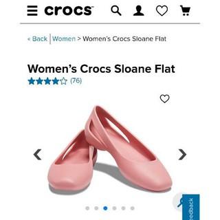 Crocs Sloane ORIGINAL sepatu flat karet cewek wanita slop slipon