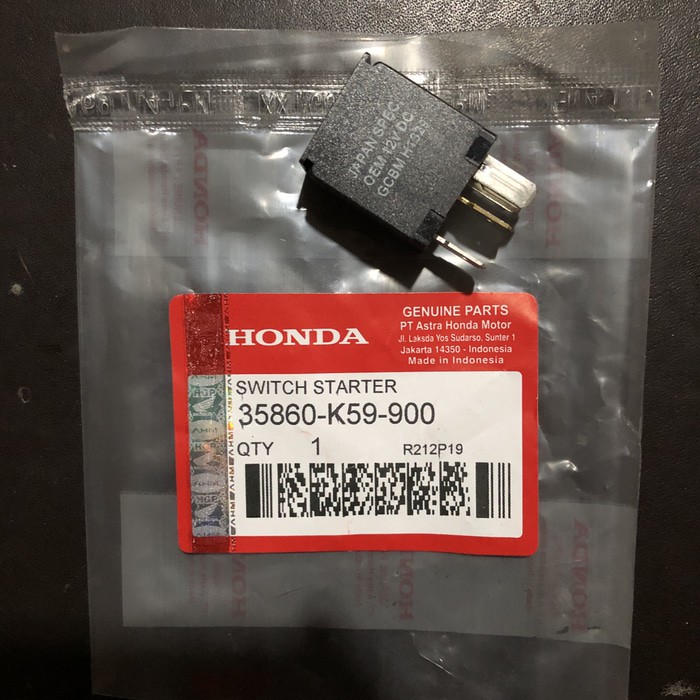 Relay Switch Stater Power Starter Honda Vario 125 150 PCX Beat Pop Esp [Bakti Utama Motor 161]