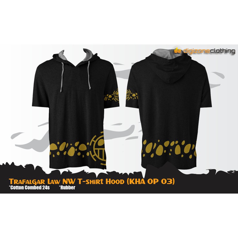 Trafalgar Law New World T Shirt Hoodie Kha Op 03 Shopee Indonesia