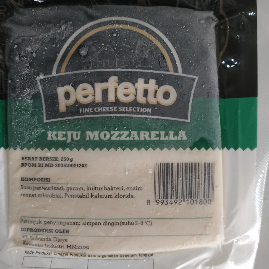 

Mozzarella Perfetto berat 250 gr