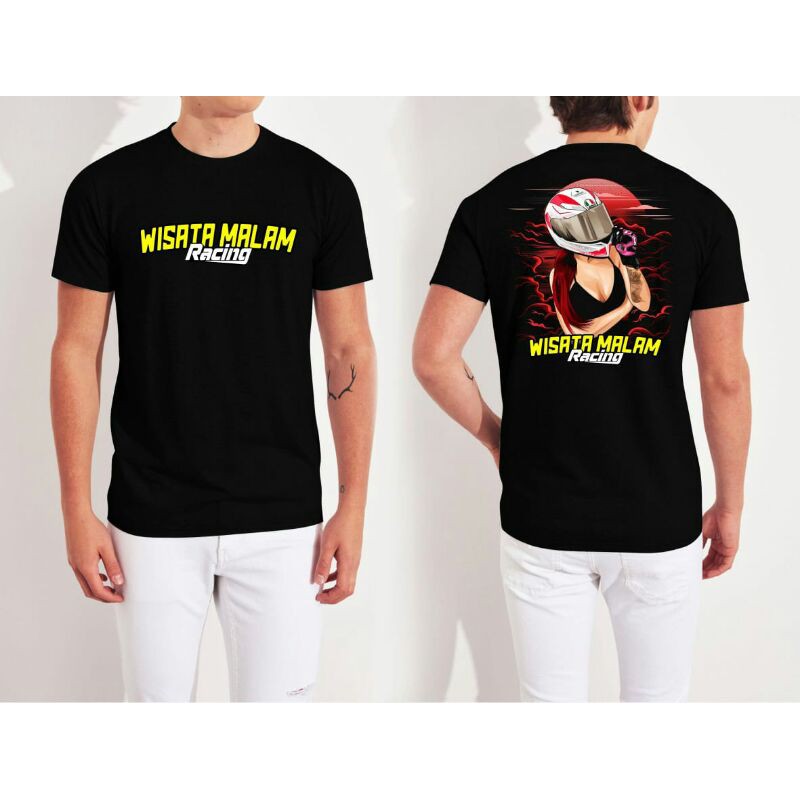 KAOS WISATA MALAM RACING/ KAOS RACING PRIA/ JUNPONSHOP