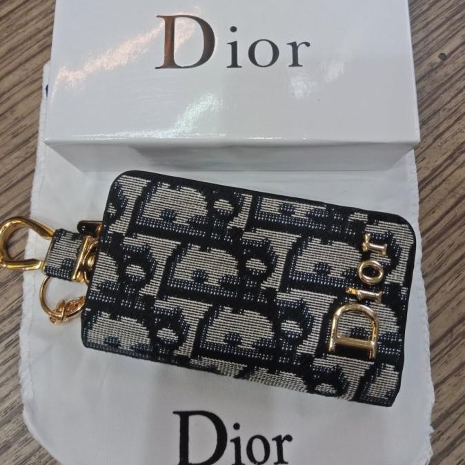 Dompet Gantungan Kunci Dior Stnk Mobil / Motor Import Premium.