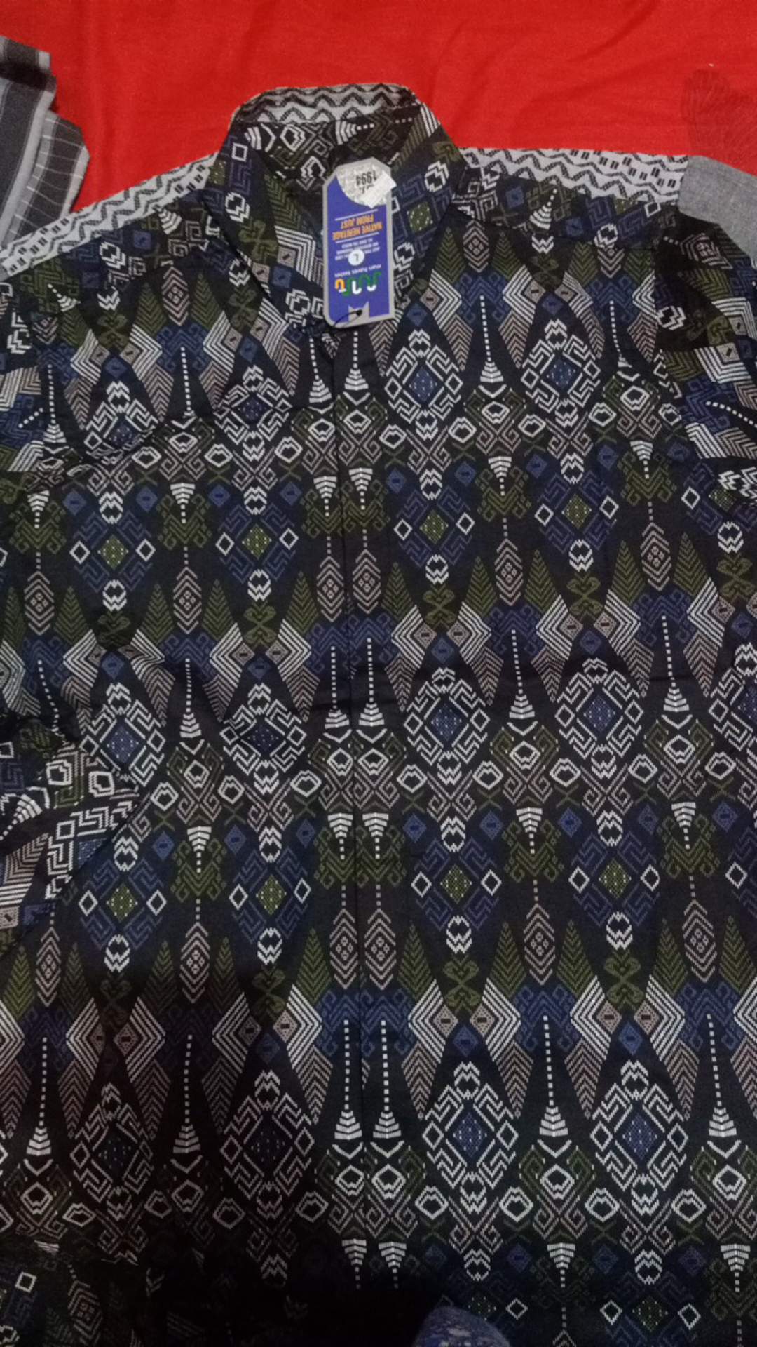 Dgm Fashion   Kemeja Batik Pria Songket Lengan Panjang Batik Pria Batik Kasual Batik Stretch Pria