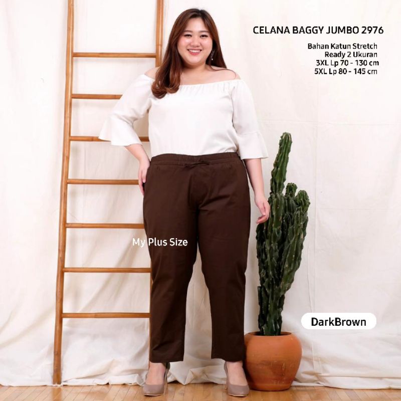 Celana Baggy Pant jumbo Street 2976, 3XL &amp; 5XL