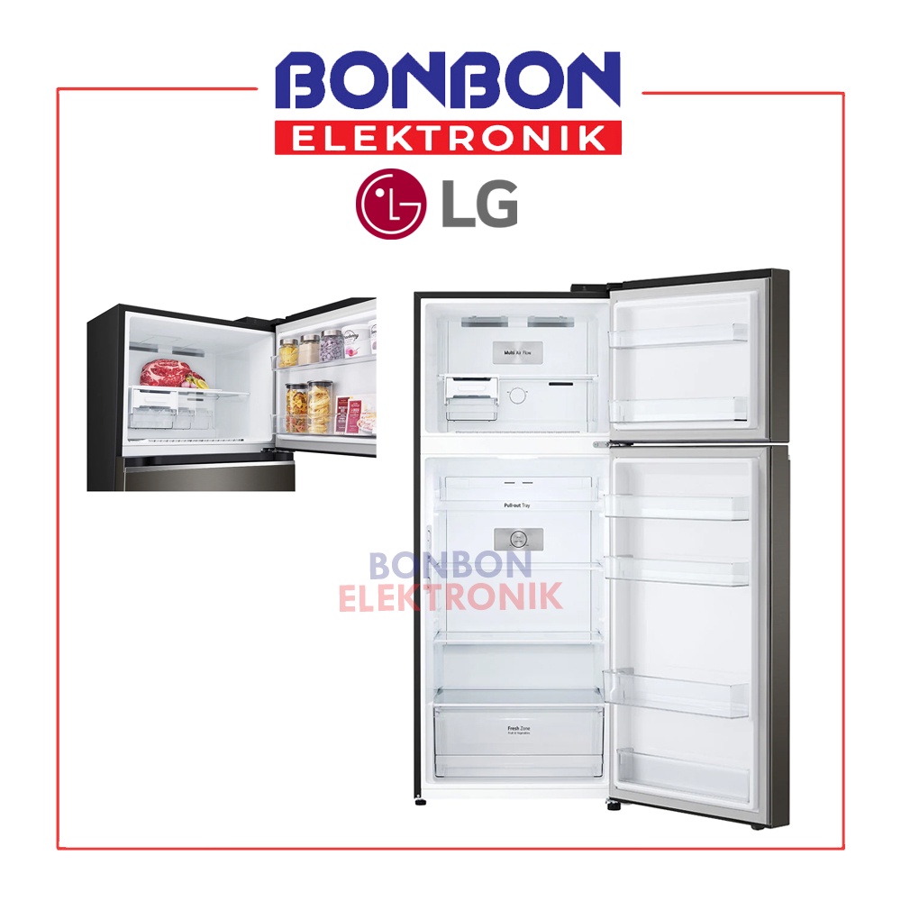 LG Kulkas 2 Pintu Smart Inverter GN-B332PXGB / GNB332PXGB 335L