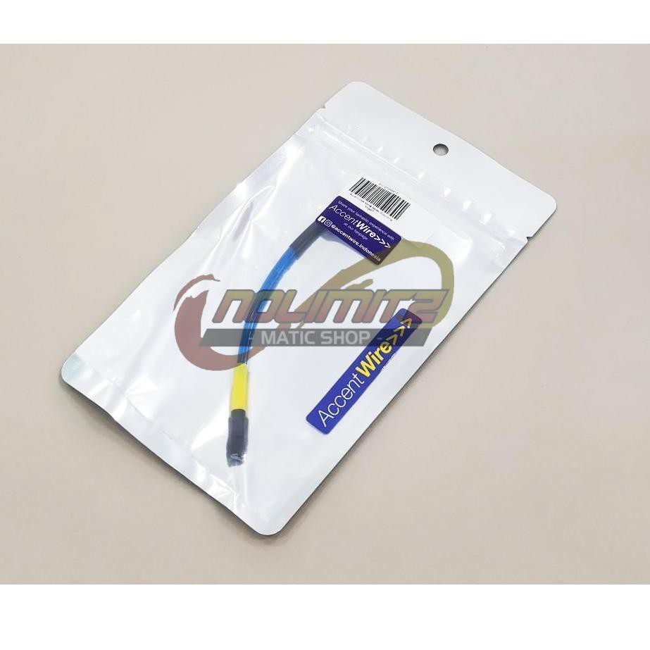 Accent Wire Regular Kabel Setan Biru Beat Vario Mio Scoopy Lexi NMAX (KODE 2101)