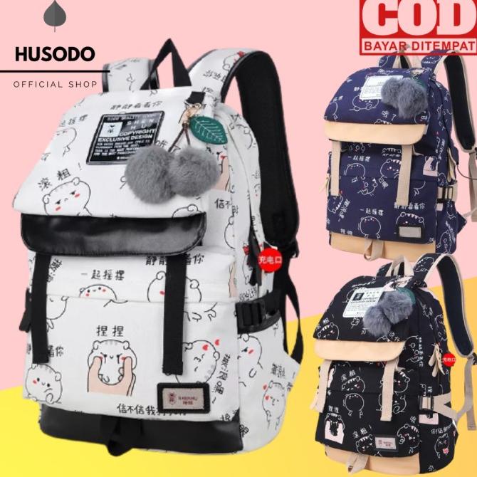 TAS ANAK SEKOLAH PEREMPUAN BTS TAS RANSEL BTS TAS GENDONG ANAK CEWEK