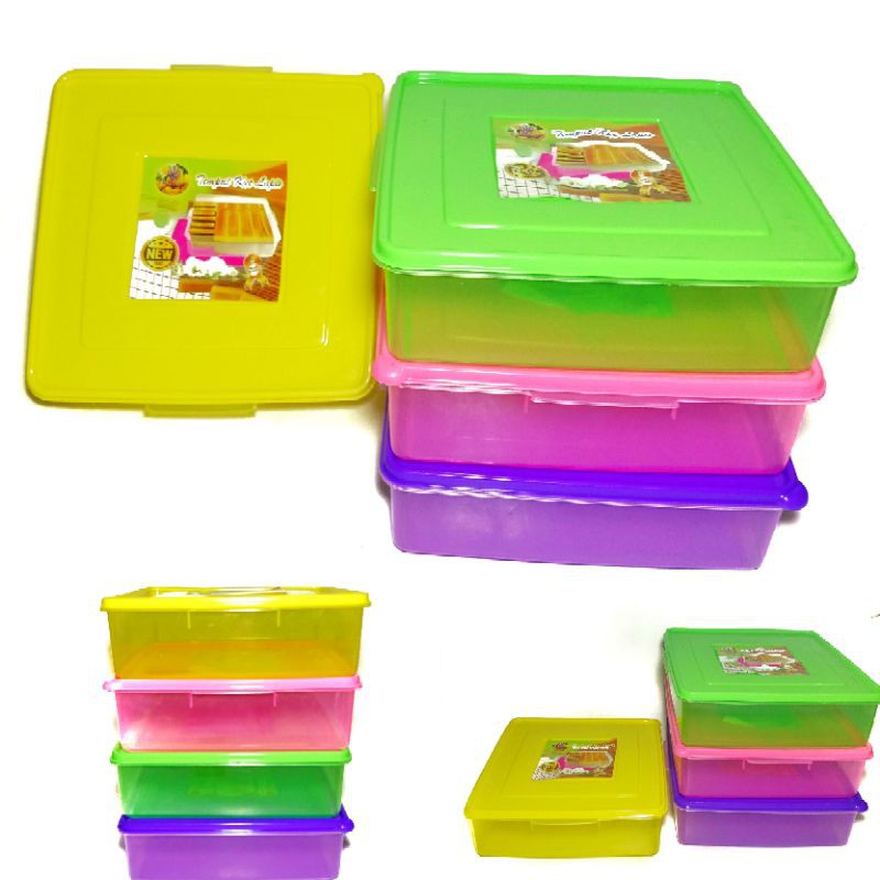 Tempat Kue Lapis 20cm 3Liter / Box Plastik / Tempat Sayur / Kotak Wadah Serbaguna