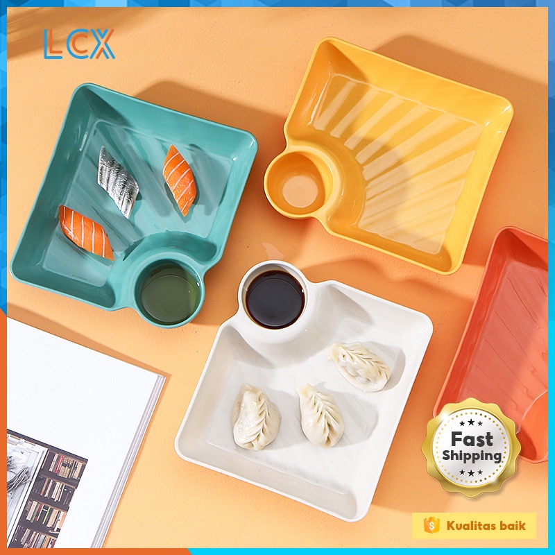 LCX Mangkok Saus Piring Dimsum Makan Plate Simay Sushi Model  / Dumpling VS-91