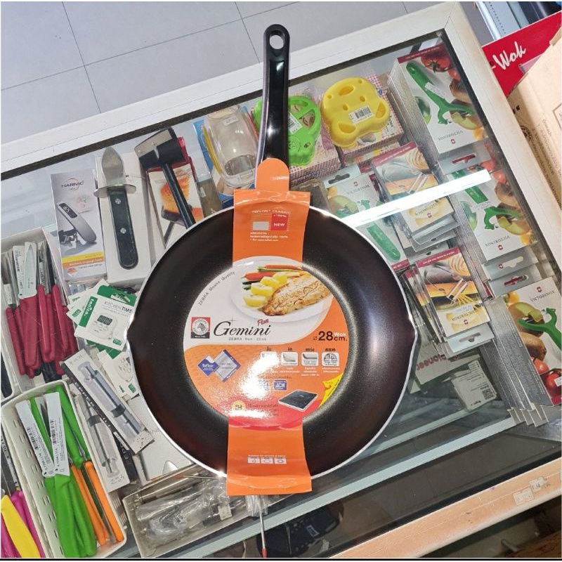 174566 Non Stick Wok 28cm Gemini IH, Wajan Zebra Thailand