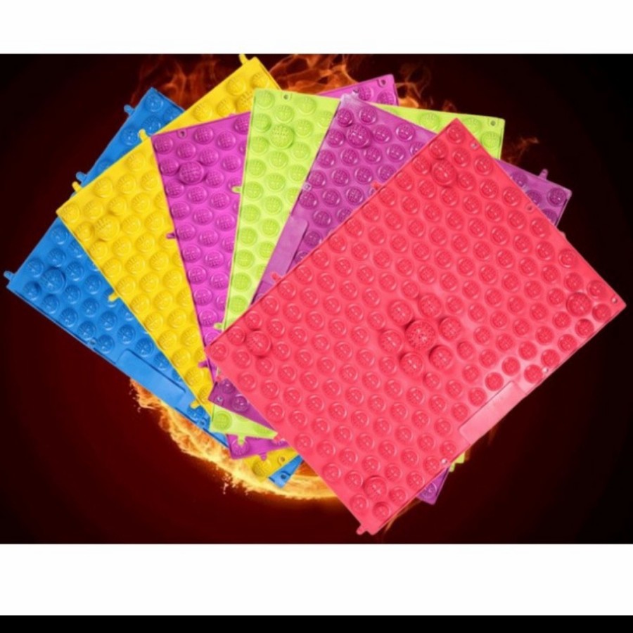 Karpet refleksi pijat kaki alat terapi akupuntur tangan foot keset mat