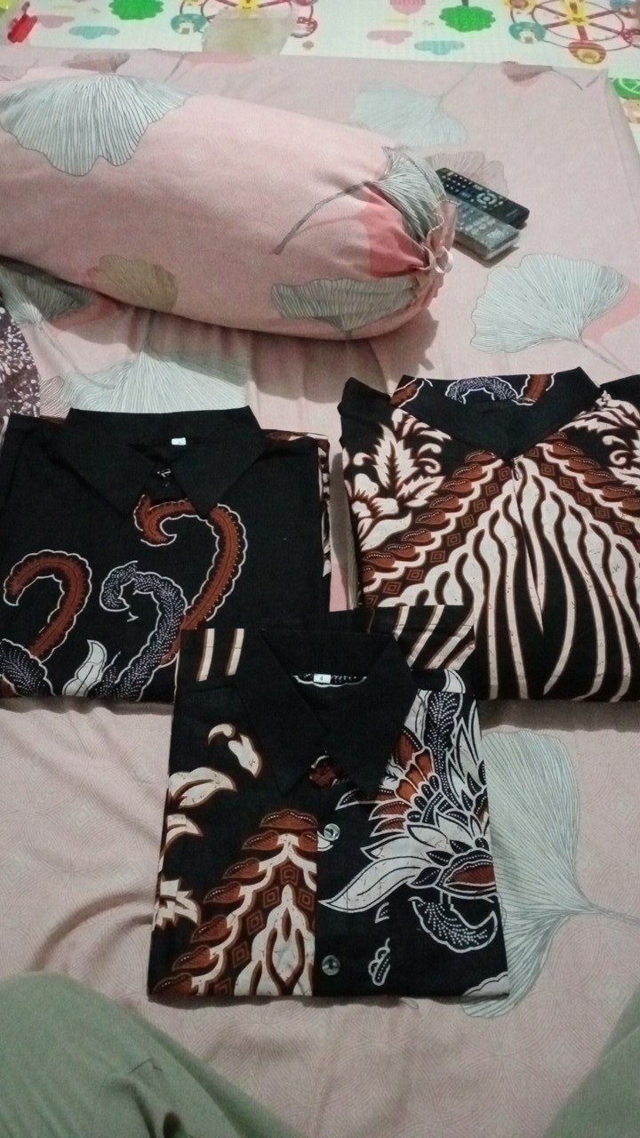 Batik Couple Keluarga Sania Ruffle Ori Ndoro Jowi Dnt Sarimbit Batik Halus Motif Ayam