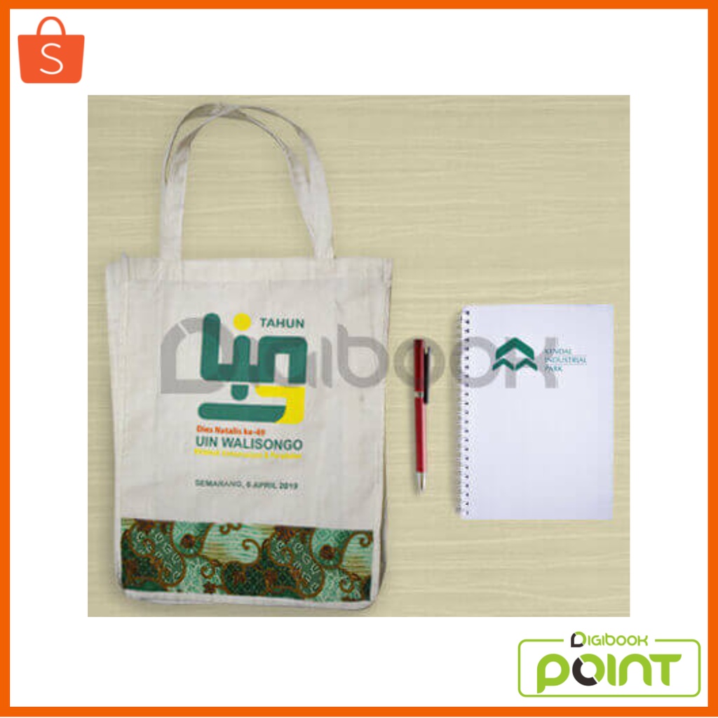 

Paket Seminar Kit Silver Isi 3 Tas Blacu Pulpen Notebook Spiral A5