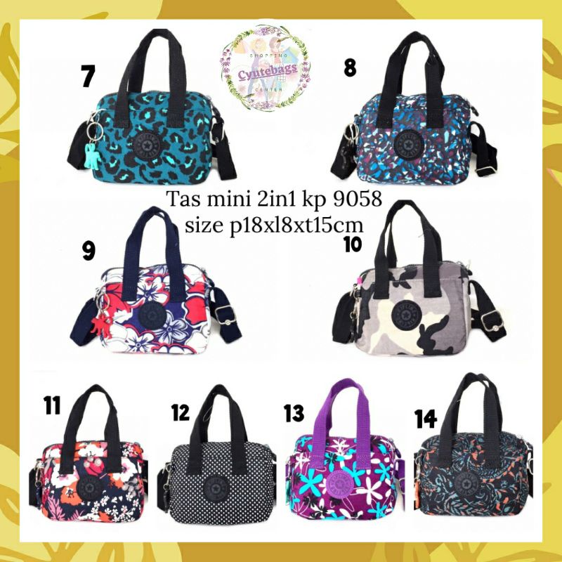 Tas tenteng selempang mini Kp Super 9058 import best seller