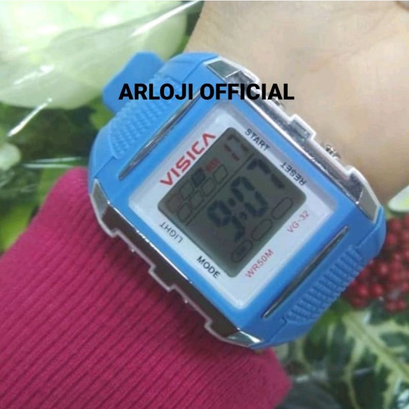 JAM TANGAN PRIA DAN WANITA VISICA SEGI VG32 ORIGINAL WATER RESIST
