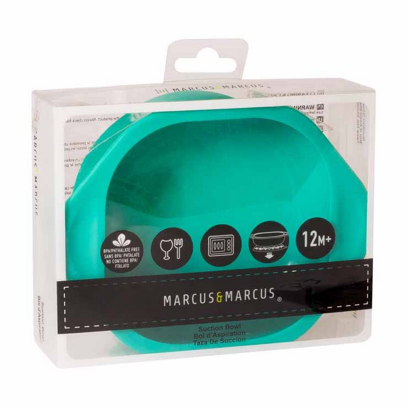 Marcus&amp;Marcus Silicone Bowl – Peralatan Makan MPASI Mangkuk Suction